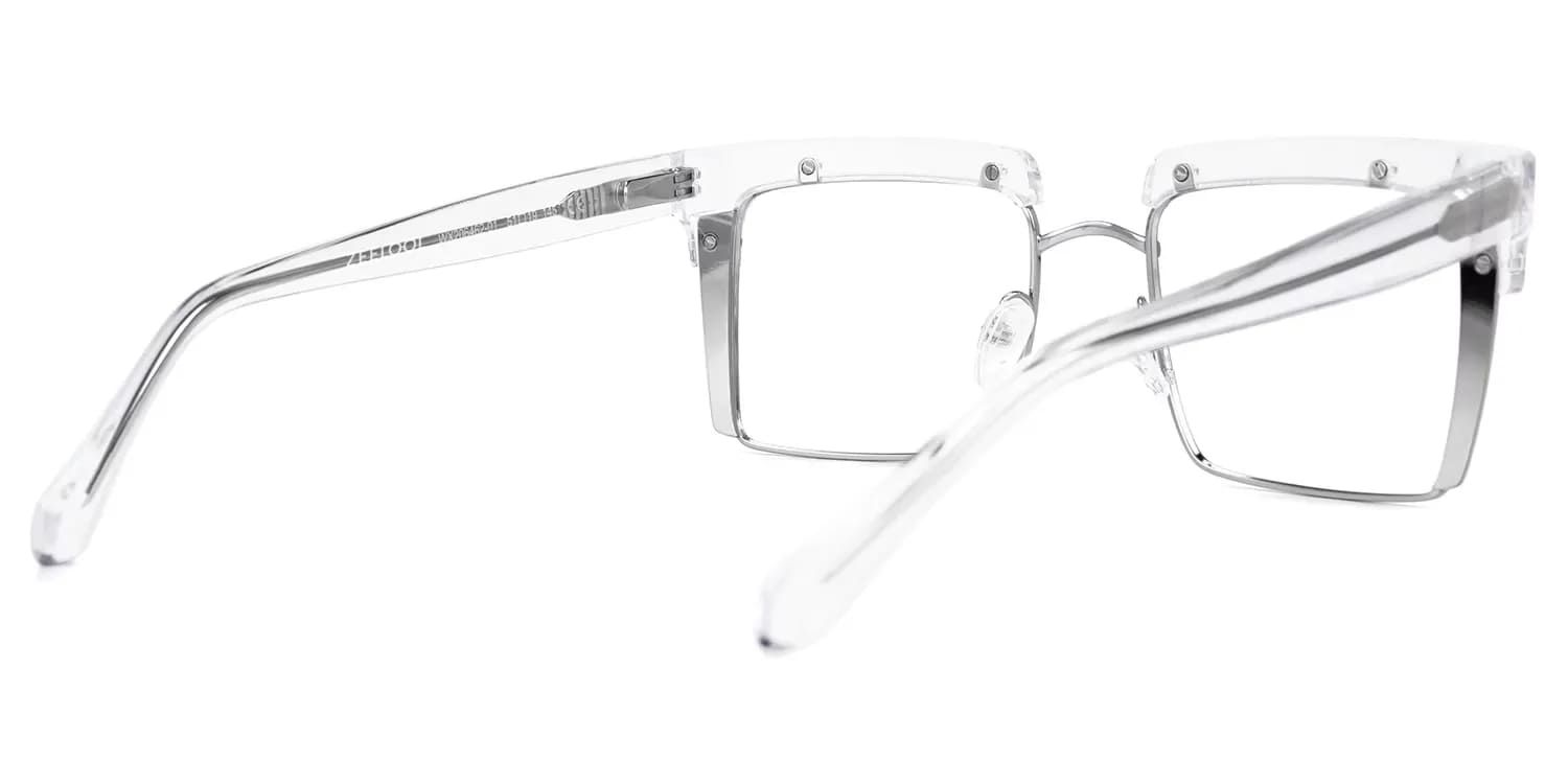Kiana  Carrées Clair Lunettes3