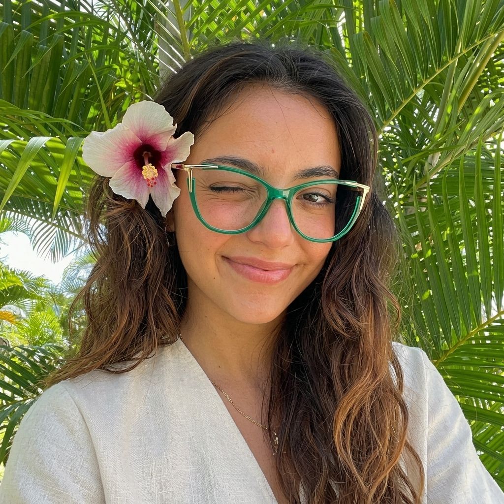 Yomary Cat Eye Vert Lunettes6