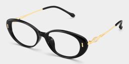 Blaire Noir Ovale lunettes2