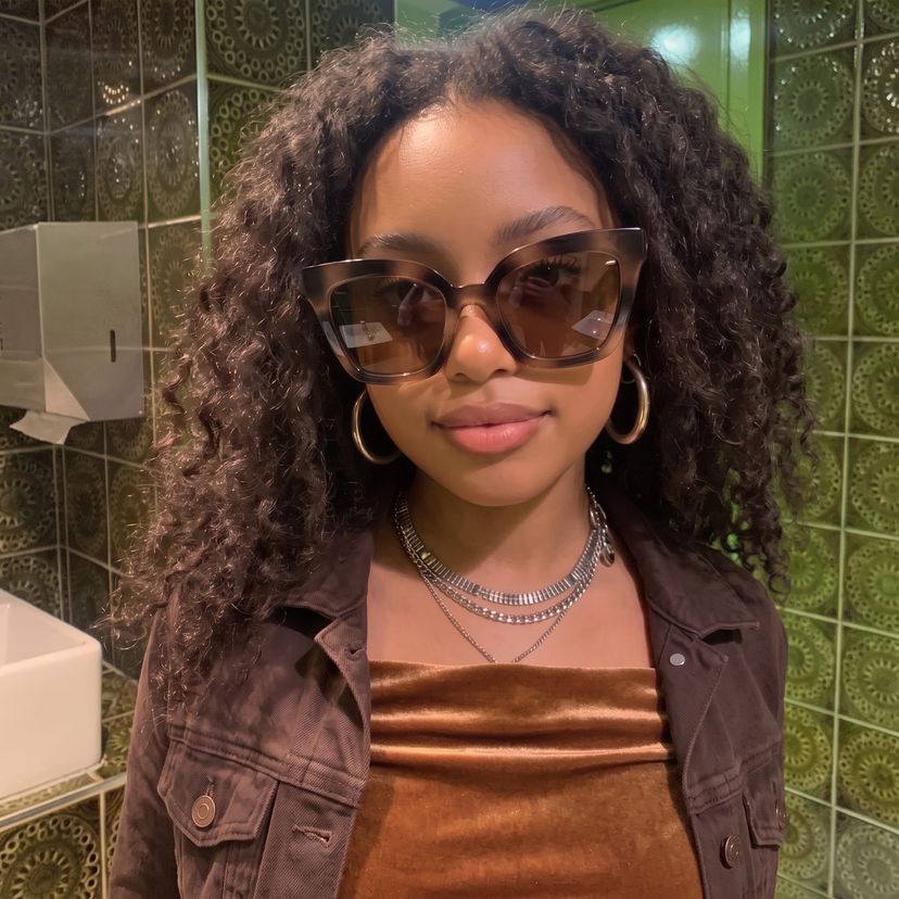 Malcolm Ambre brûlé Carré lunettes de soleil
