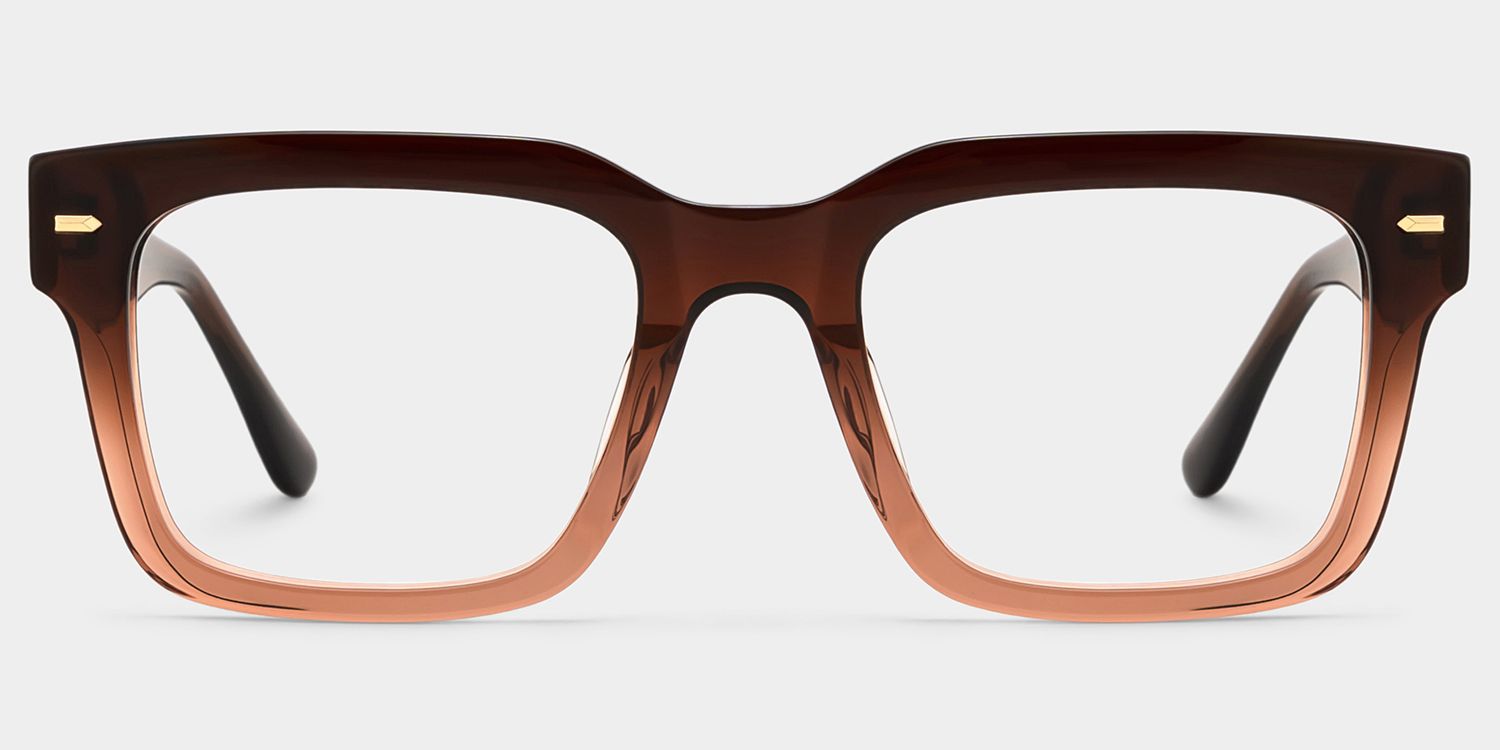 Benjamin Lunettes rectangulaires bicolores2
