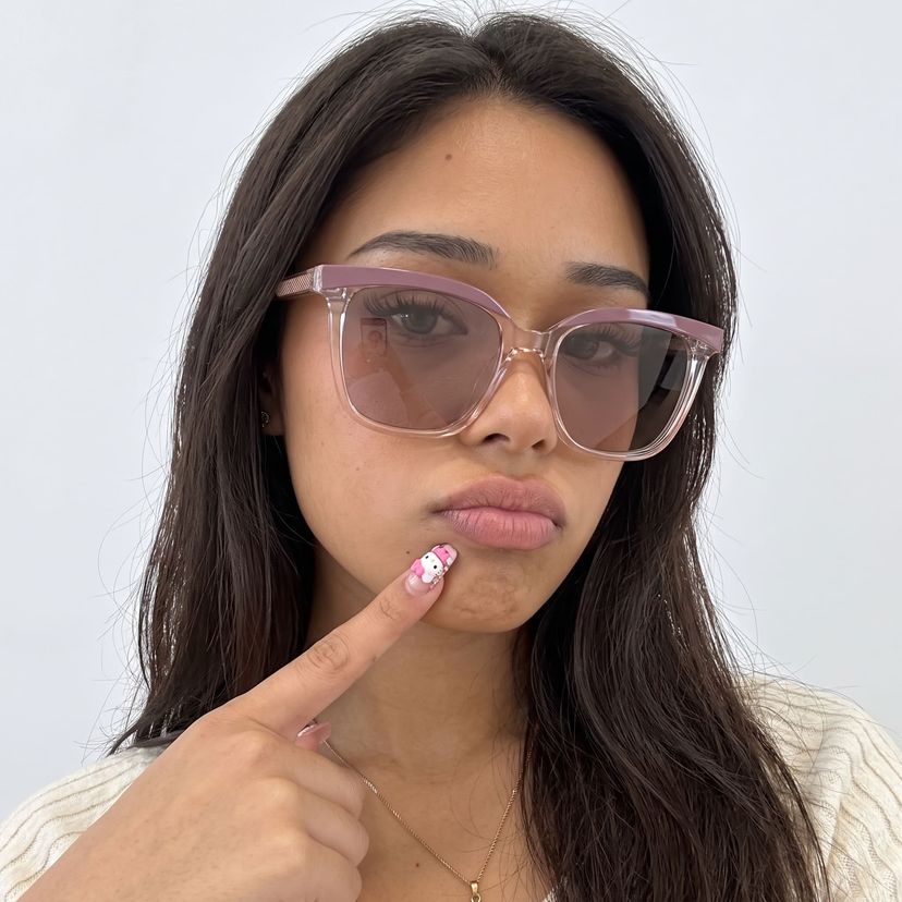 Tawana Violet Cat-eye lunettes de soleil