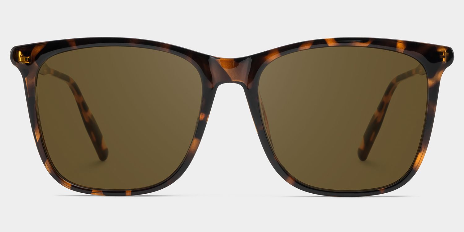 Malika Square Tortue Lunettes de soleil pour Sublimer votre Visage | ZEELOOL FR0