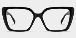 Emery Noir Carré lunettes0