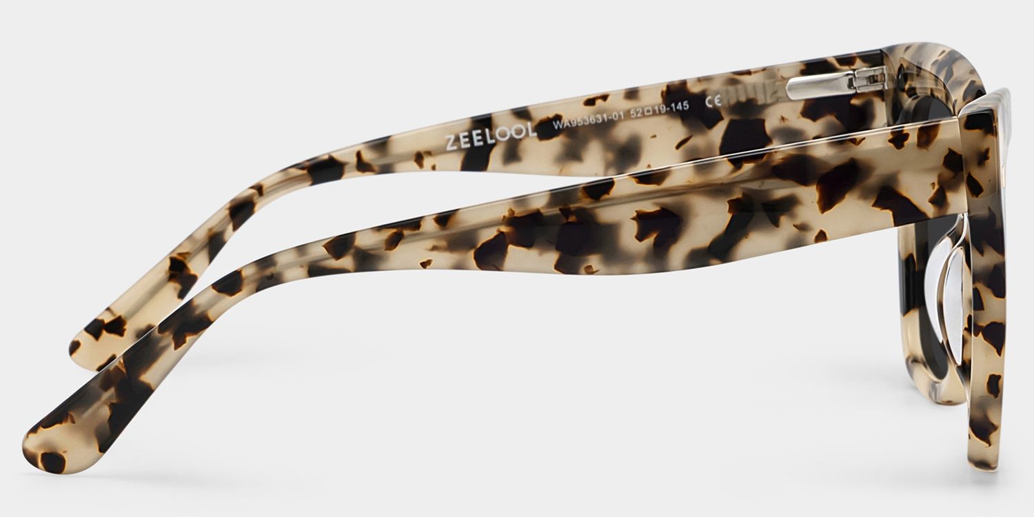 Minguela Acetate Square Marron-Tortue Lunettes de soleil à Monture | ZEELOOL FR3
