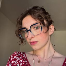 Alexia Bleu Carré lunettes7