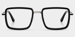 Hunter Noir Carré lunettes0