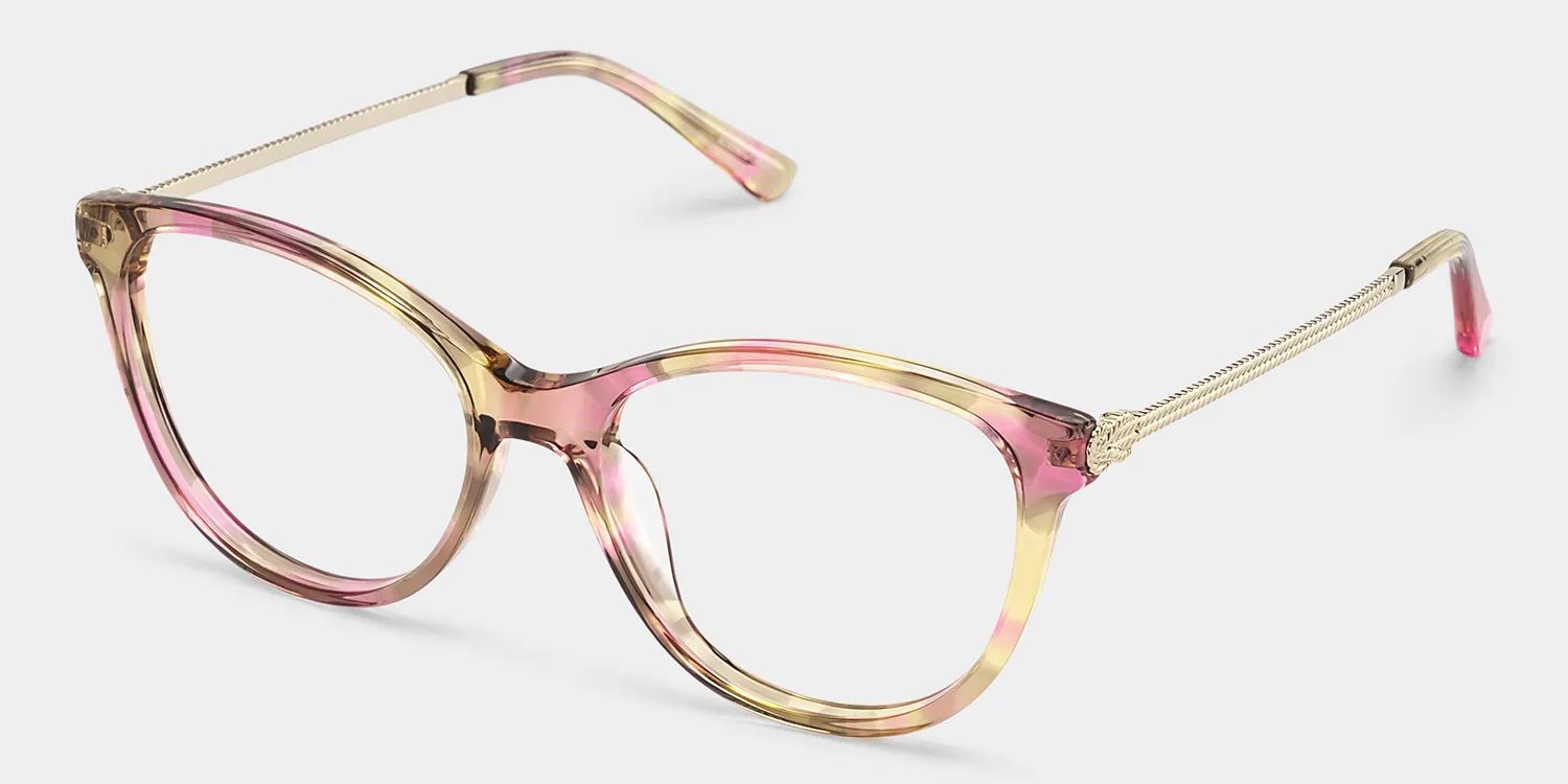 Lunettes rondes florales Eli | Zeelool3