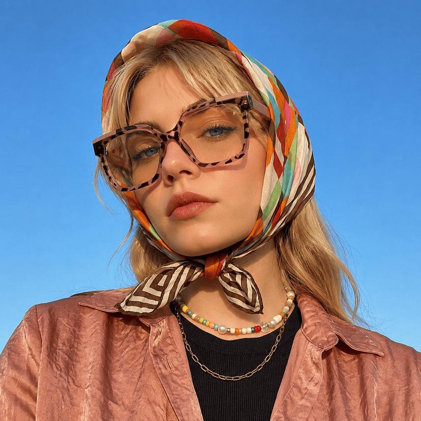 Eboney Tortue Carré lunettes