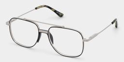 Poppy Noir Aviateur lunettes2