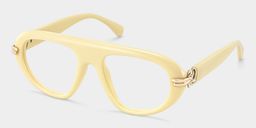 Aveline Blanc Aviateur lunettes2