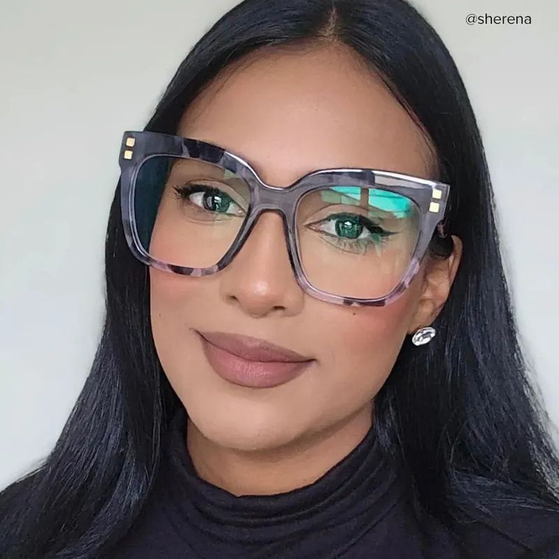 Minguela Gris Tortue Carré lunettes