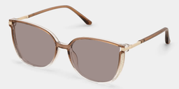 Rodz Marron Cristal Carré lunettes de soleil2