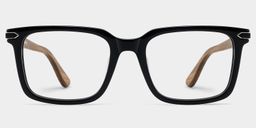 Noah Noir Rectangulaire lunettes0