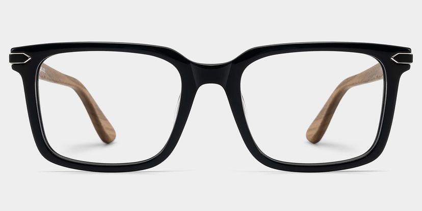 Noah Noir Rectangulaire lunettes