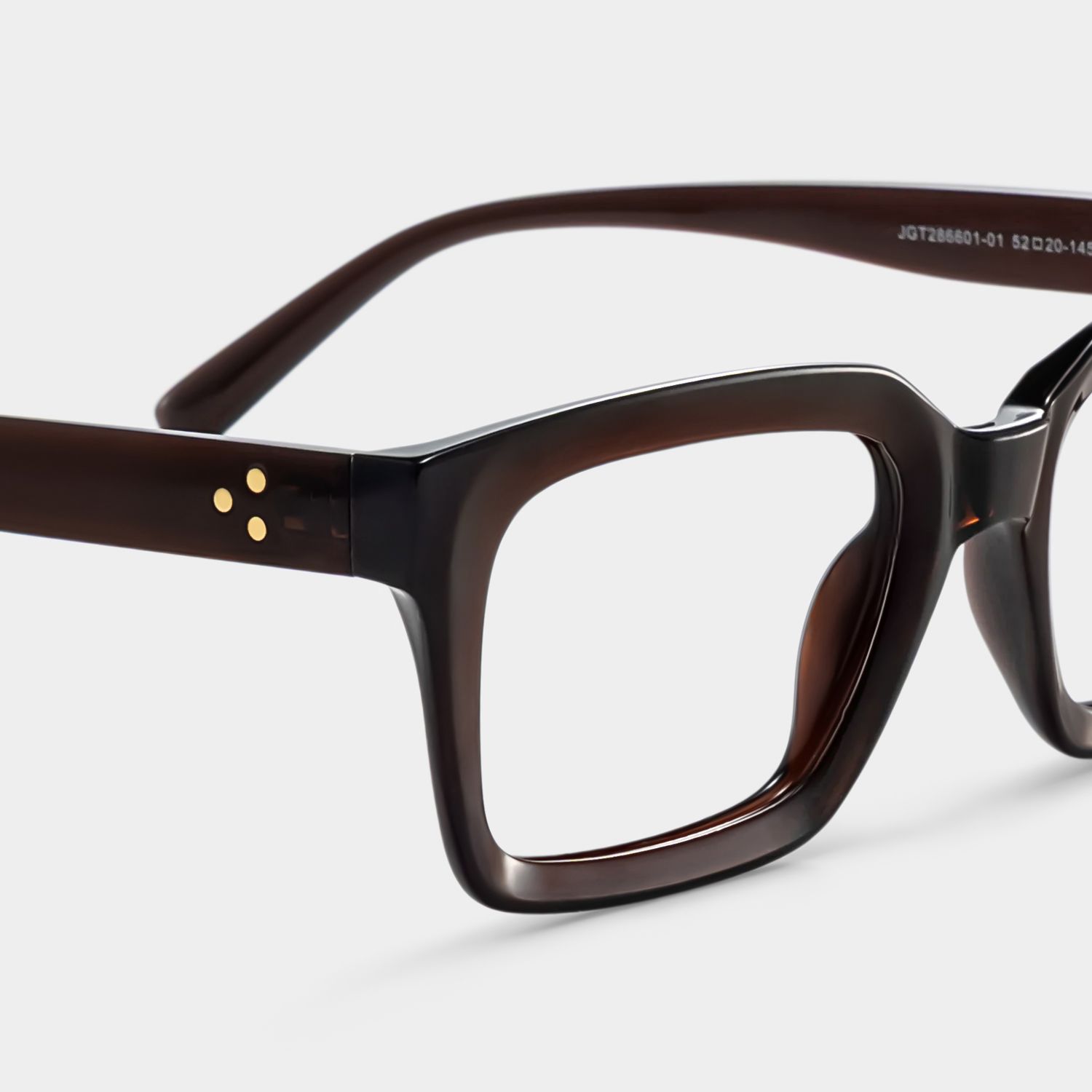 Marley Lunettes rectangulaires marron foncé TR905