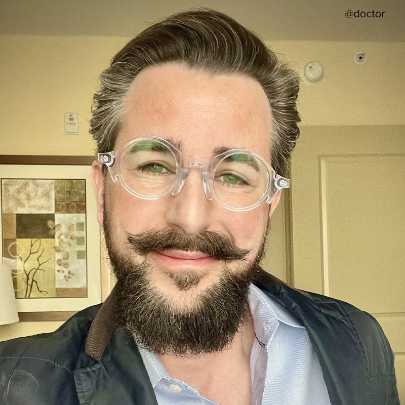 Charlie Cristal Ronde lunettes