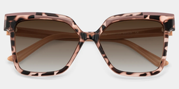 Eboney Tortue Carré lunettes de soleil1