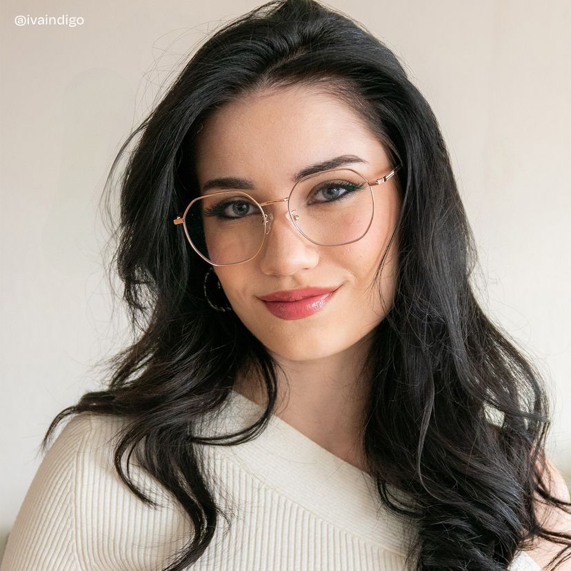 Lilly Rose Géométrique lunettes