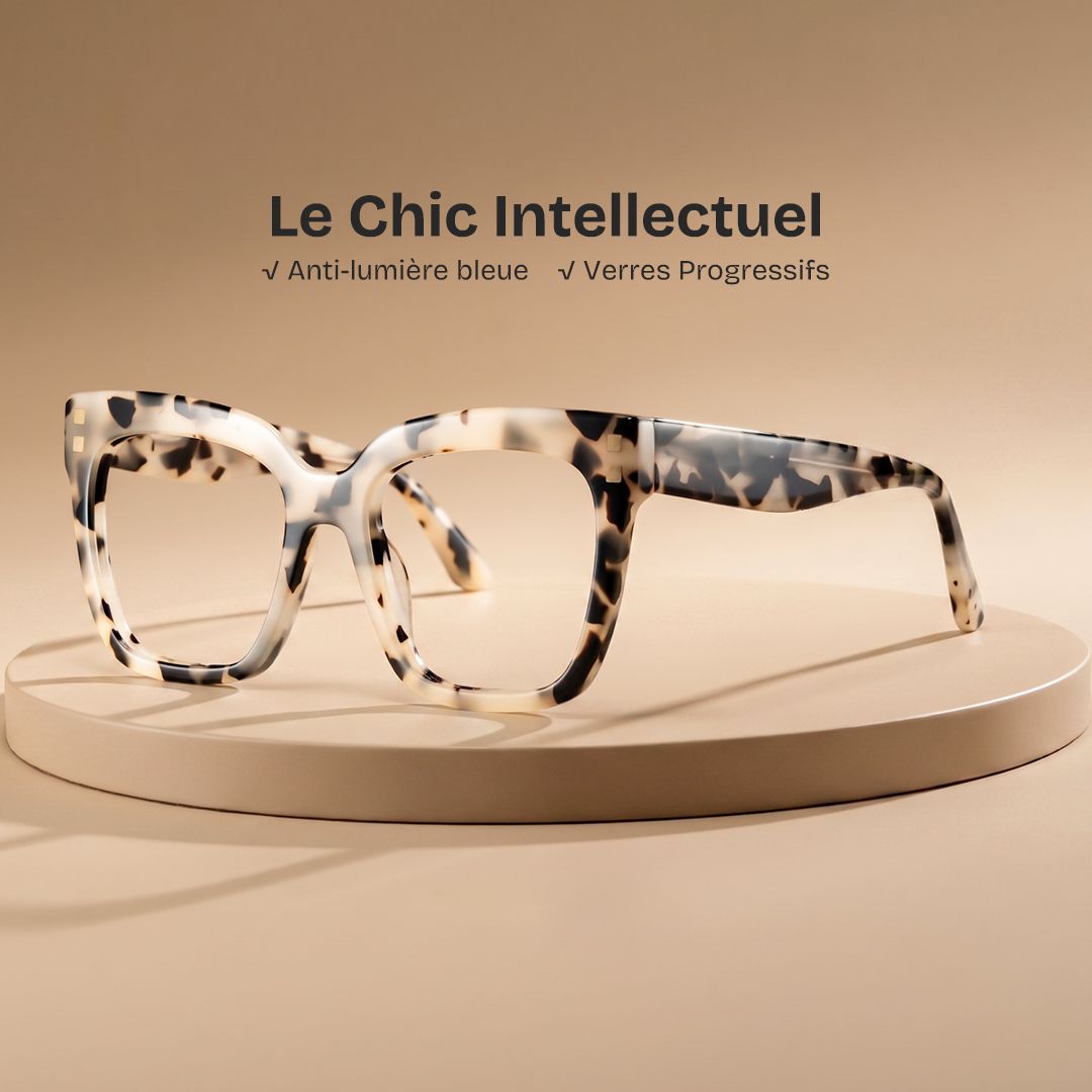 Minguela Carré Marron-Tortue Acétate Lunettes0