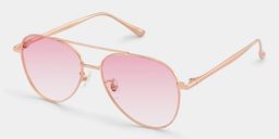 Cher Or Rose Aviateur lunettes de soleil2