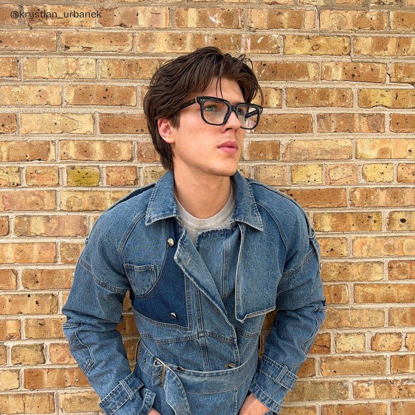 Michael Noir Carré lunettes