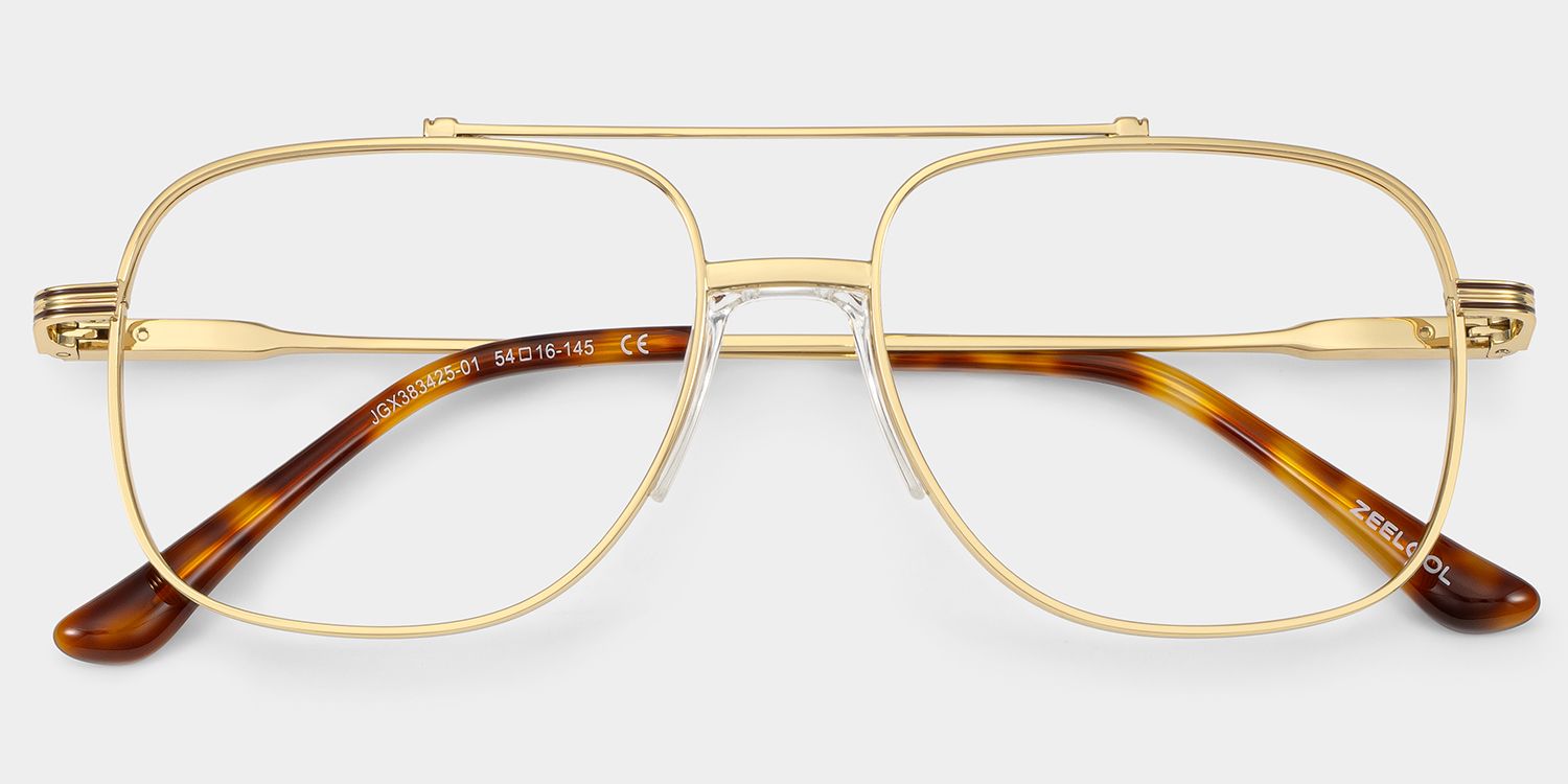 Poppy Or Aviateur Lunettes1