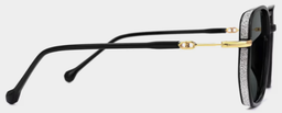 Joana Noir Géométrique lunettes de soleil2