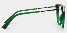 Dalton vert foncé Cat-eye lunettes3