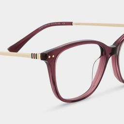 Finch Rouge Rectangulaire lunettes4