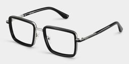 Hunter Noir Carré lunettes2