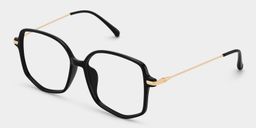 Payton Noir Géométrique lunettes3