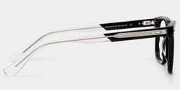 George Noir Rectangulaire lunettes3