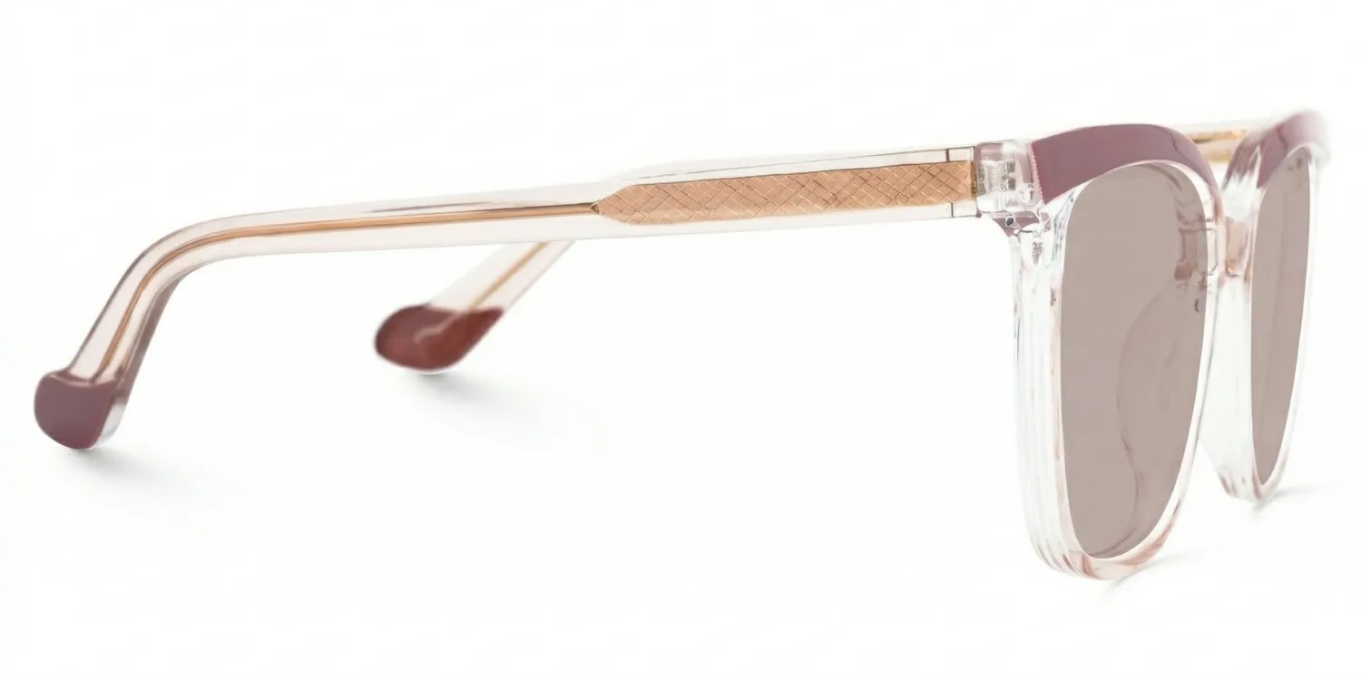 Tawana Cat Eye Violet Lunettes de soleil à Monture en Ligne | ZEELOOL FR3