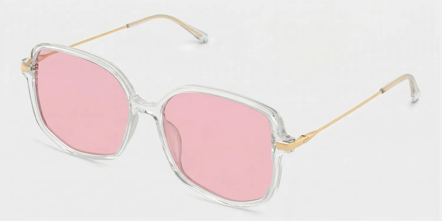 Payton Tr90 Geometric Cristal Lunettes de soleil à Monture | ZEELOOL FR2
