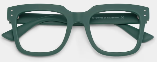 Liizbeett Carrées Vert TR90 Lunettes1