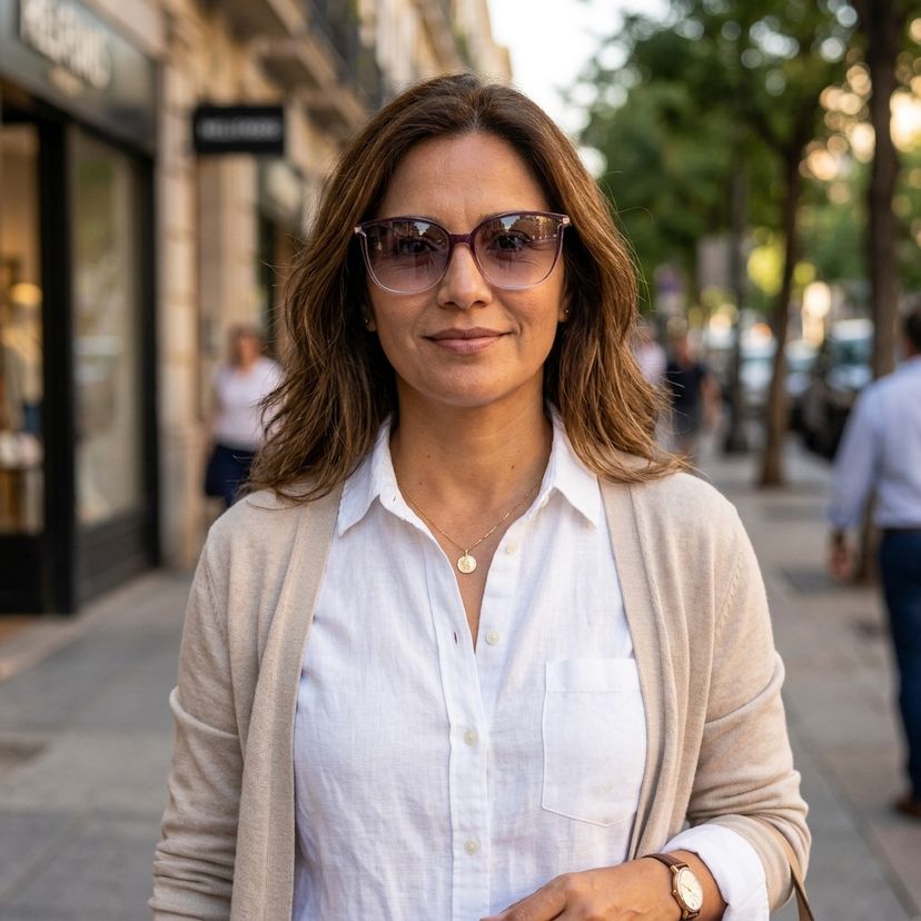Rodz Violet Foncé Carré lunettes de soleil