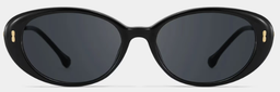 Blaire noir Ovale lunettes de soleil0