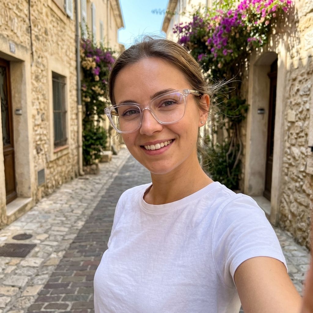 Faith Papillon Acétate Transparent Lunettes7