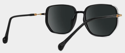 Joana Noir Géométrique lunettes de soleil3