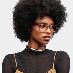 Caius Beige Carré lunettes1