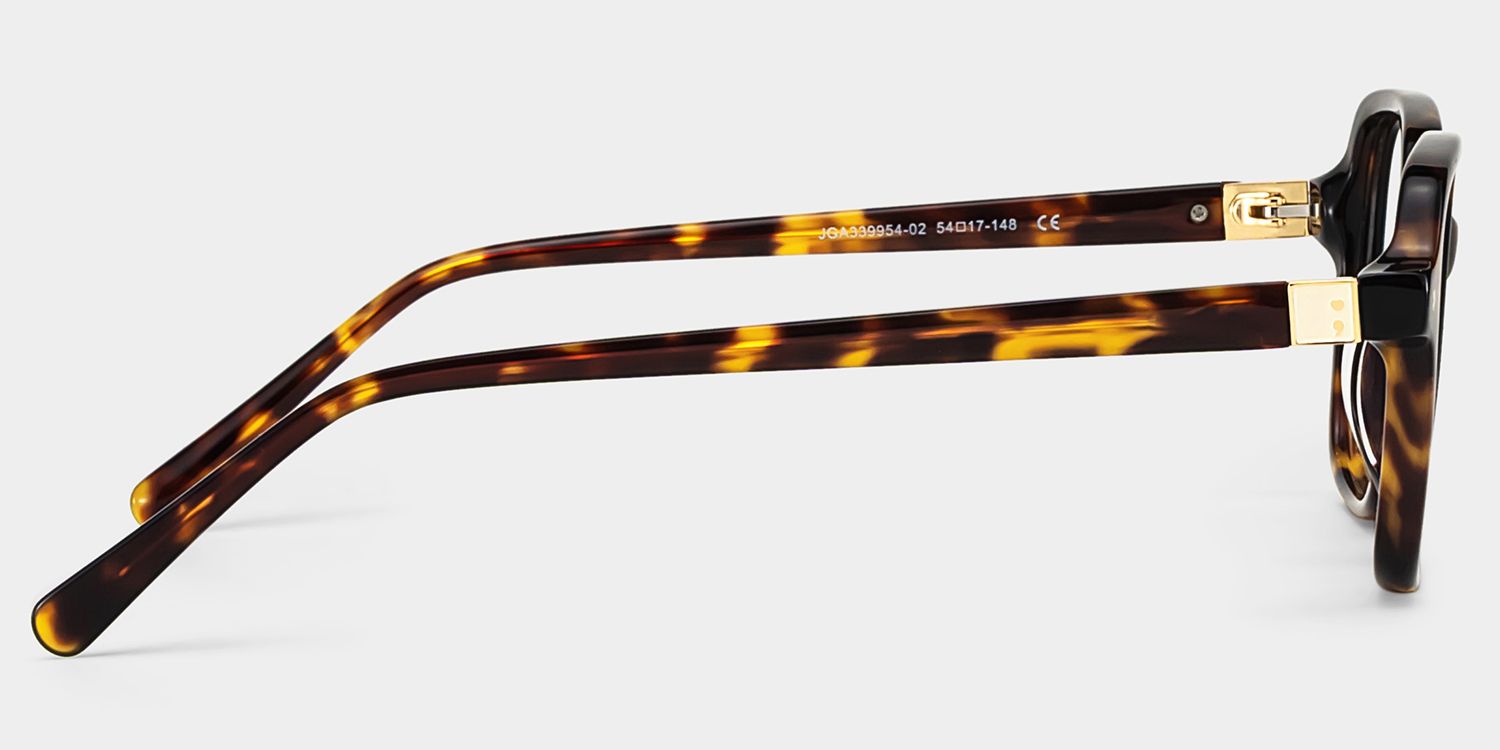 Talia Carré Tortue Lunettes5