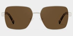 Sahara Brun Carré lunettes de soleil0