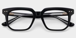 Michael Noir Carré lunettes2