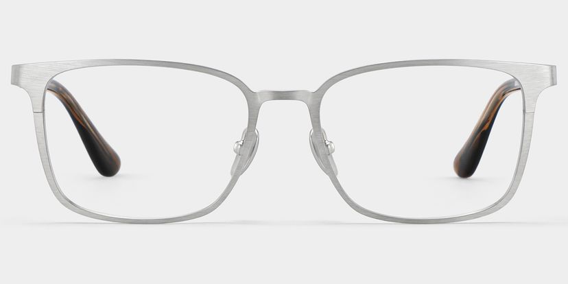 Aubrey Argent Rectangulaire lunettes
