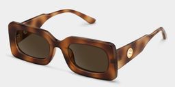 Ruby Tortue Rectangulaire lunettes de soleil2