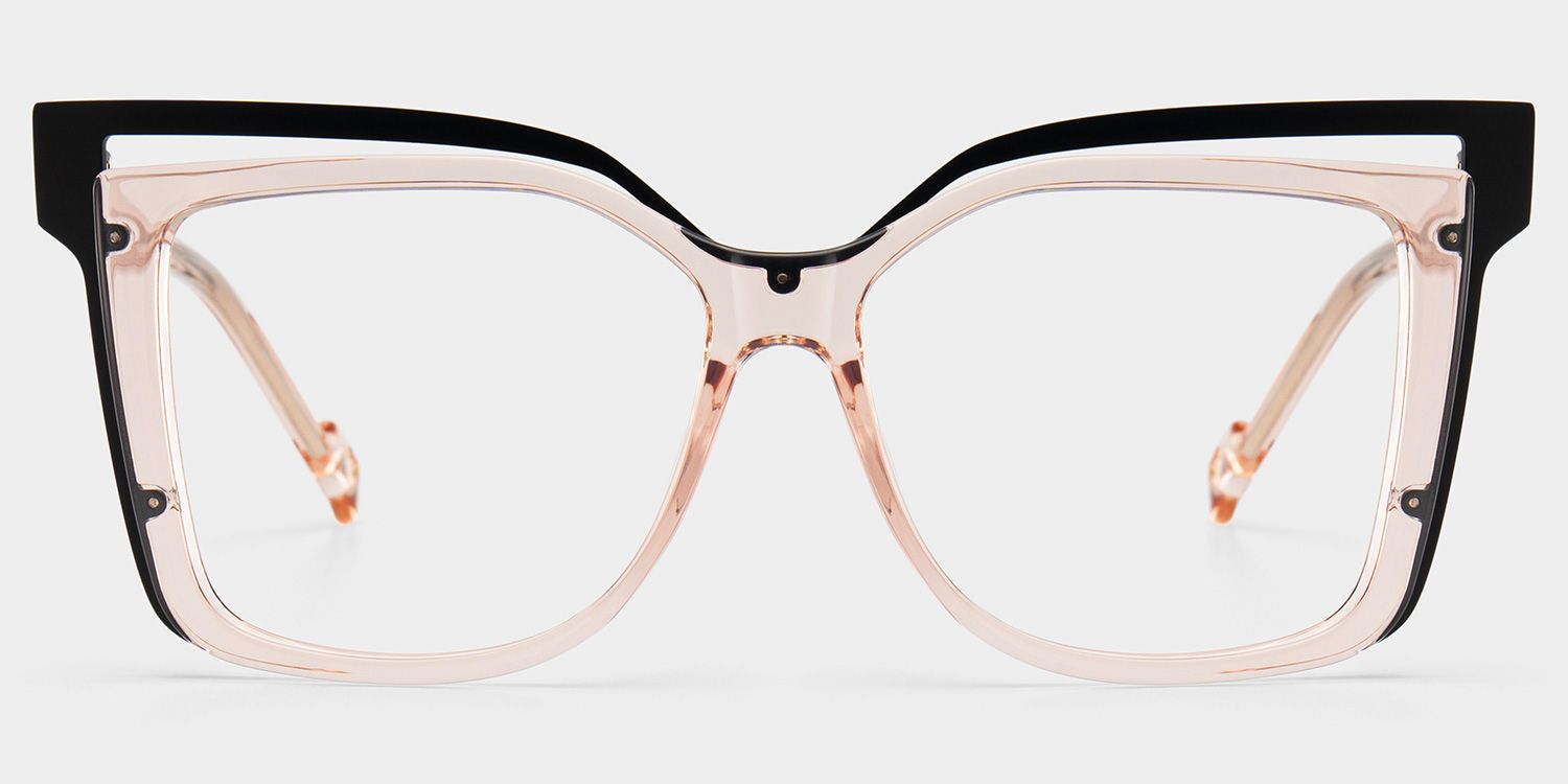 Twolla Carrées Beige Lunettes0