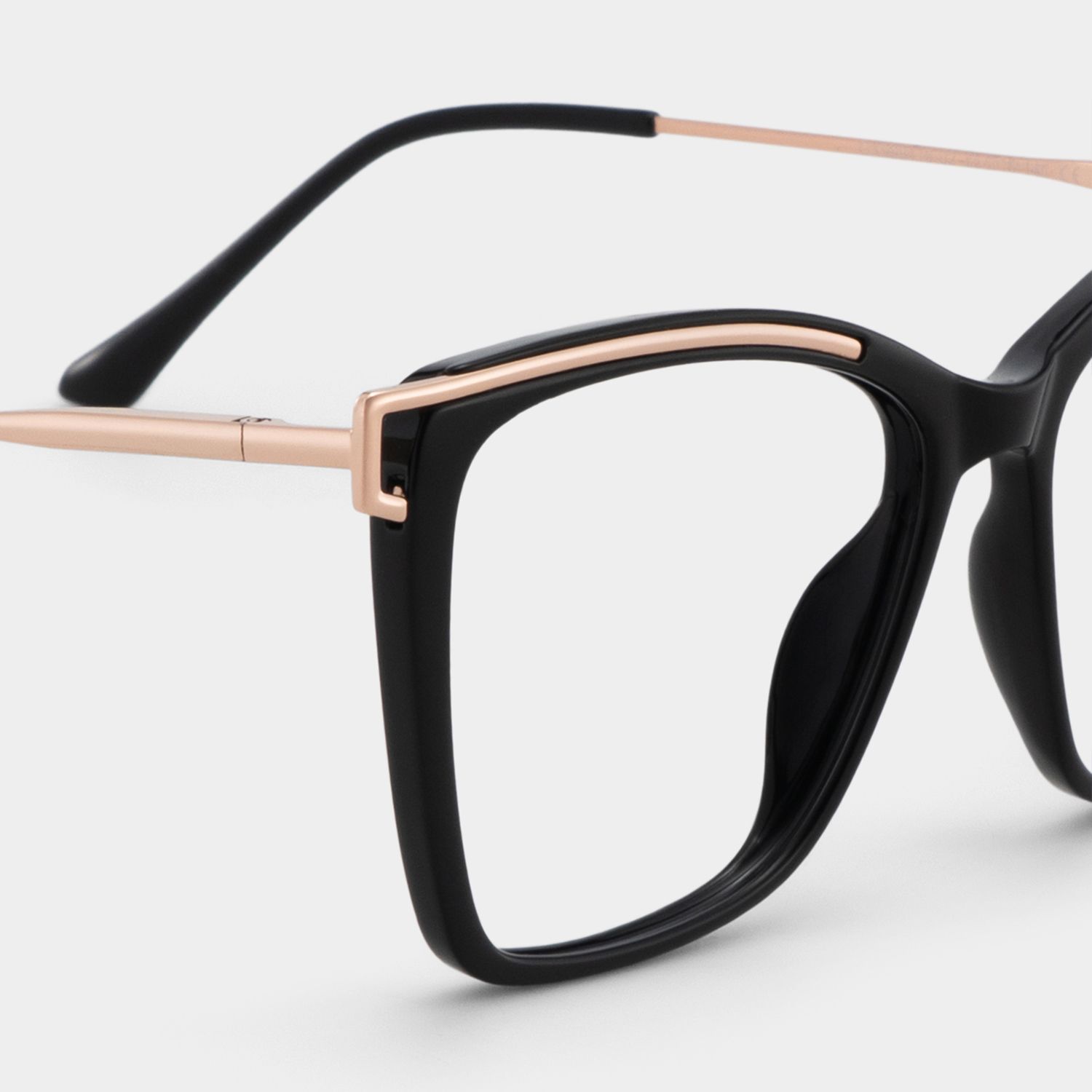 Krystle Noir Carré Lunettes4