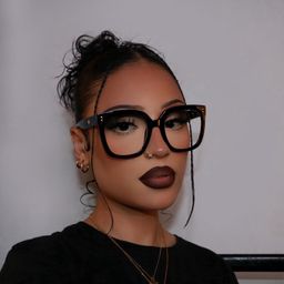 Ebony Noir Carré lunettes5