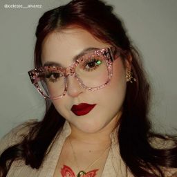 Minfia Rose Carré lunettes9
